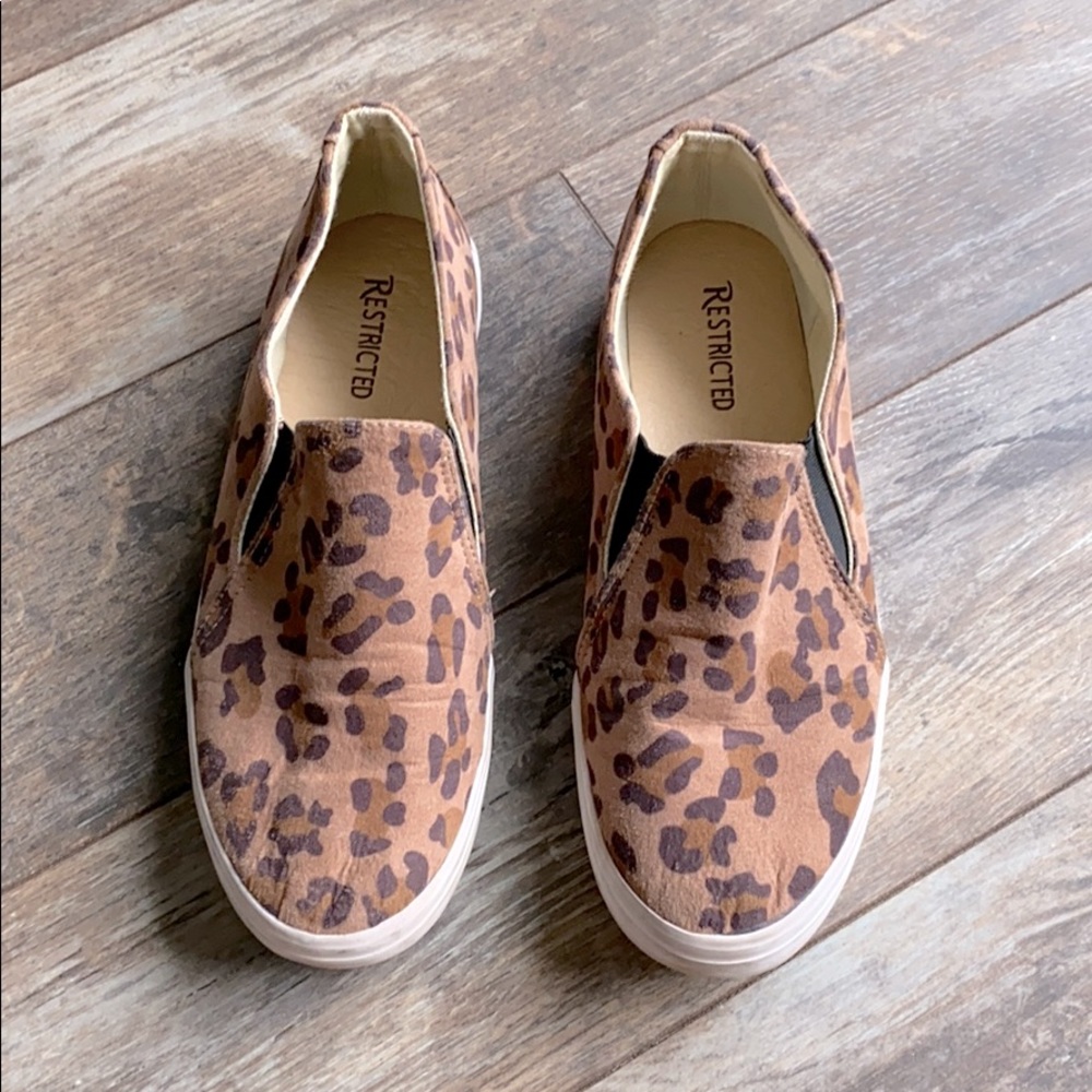 Restricted Leopard Print Sneakers